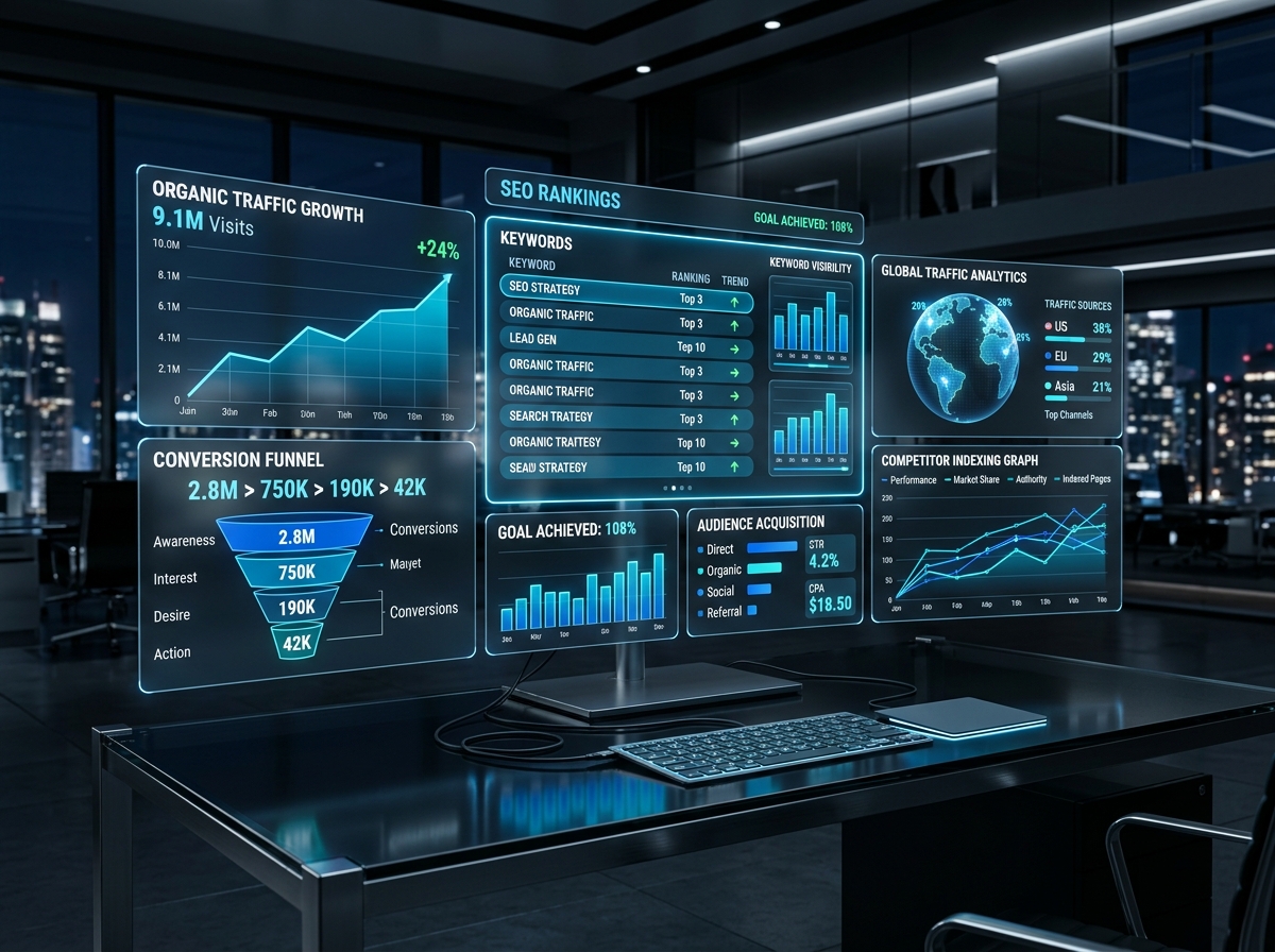 Digital Marketing Solutions & SEO Strategy Platform
